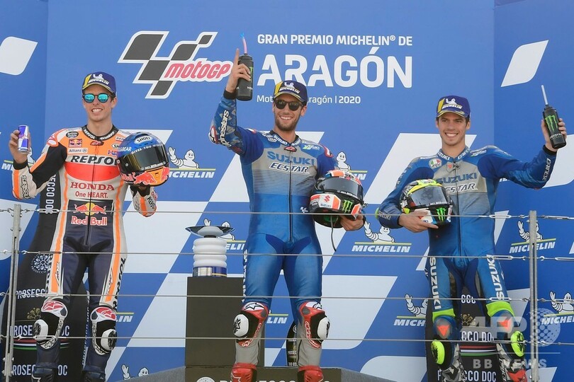 リンスがアラゴンGPで今季初優勝、ミルが総合首位浮上 
