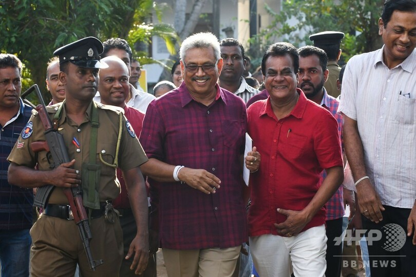 スリランカ大統領選、前任者の実弟が勝利 公式結果発表