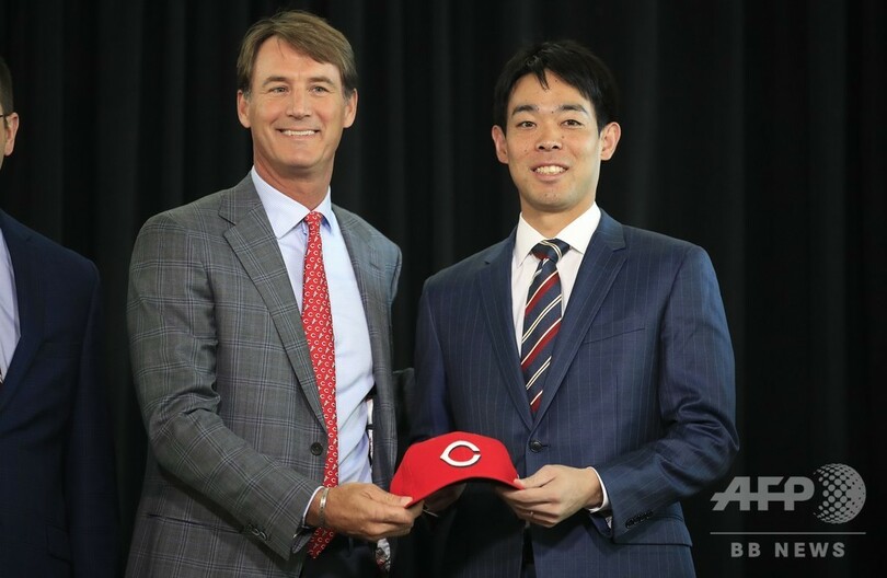 シンシナティに「ショータイム」を、秋山翔吾がレッズ入団会見