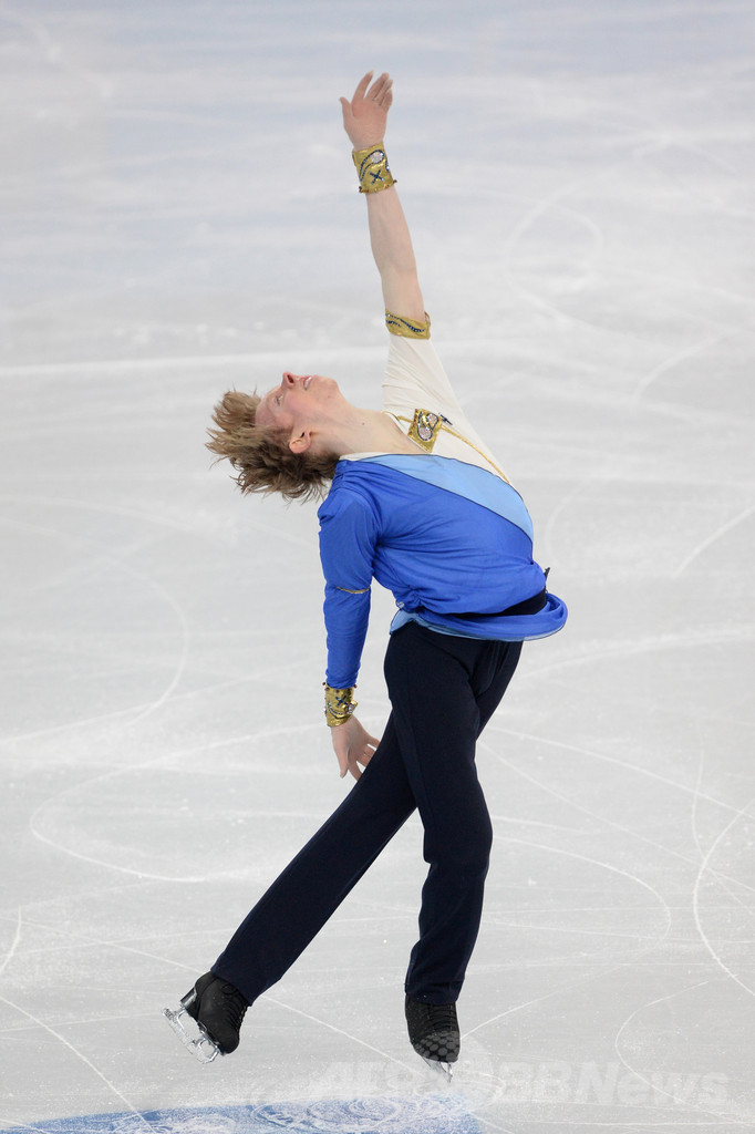 フィギュア団体戦・男子FSで2位のレイノルズ、ソチ五輪