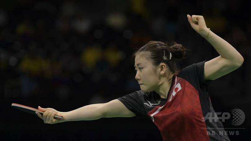 福原、涙の団体勝利 卓球女子で日本銅メダル