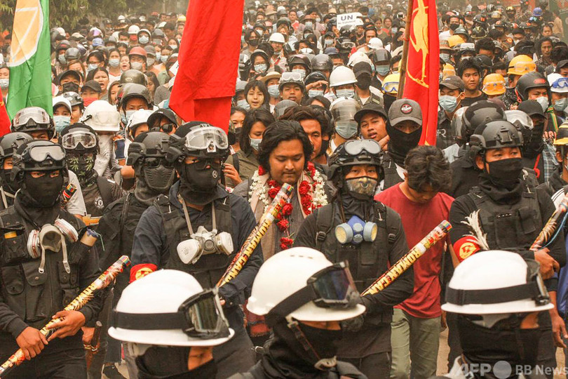 自衛隊や米英豪軍など制服組トップ、ミャンマー軍に非難声明