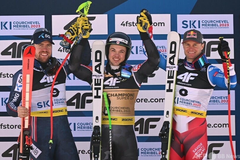 クロフォードが番狂わせ金 世界アルペン、男子スーパーG