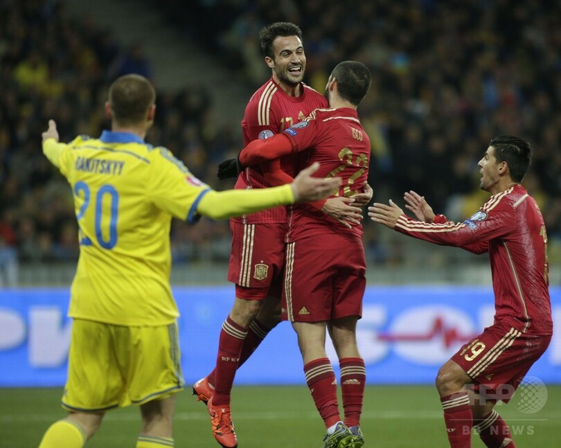 スペインが8連勝 敗れたウクライナはプレーオフへ 欧州選手権 写真5枚 国際ニュース Afpbb News