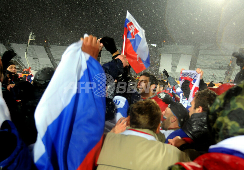 スロバキアが初の本大会出場、W杯予選