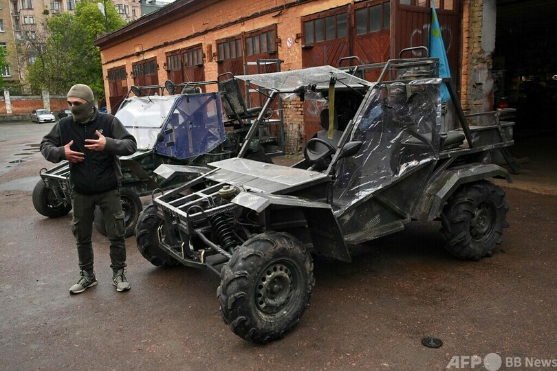 『マッドマックス』ばりの車両製造 ウクライナ軍に提供