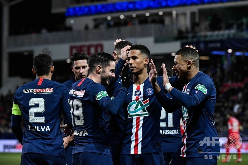 6発大勝PSGがフランス杯4強、リヨンもマルセイユ下し準決勝へ