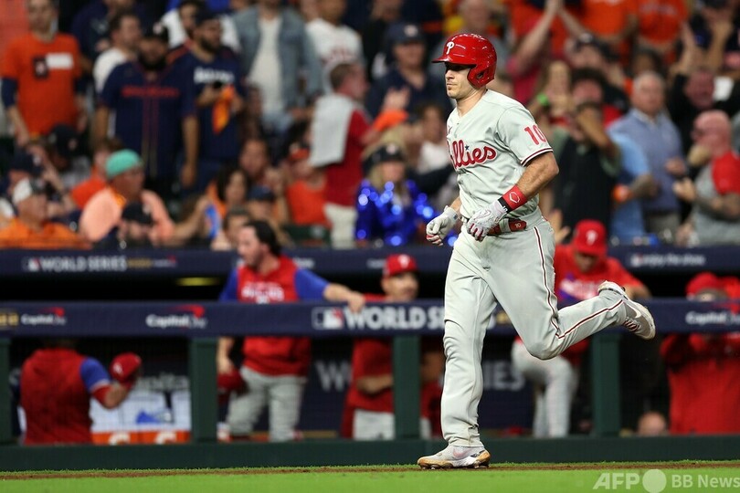 フィリーズ大逆転でWS先勝 リアルミュート弾でアストロズ下す
