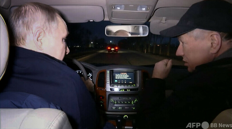 プーチン氏「盗っ人らしく」夜間に制圧地訪問 ウクライナ国防省
