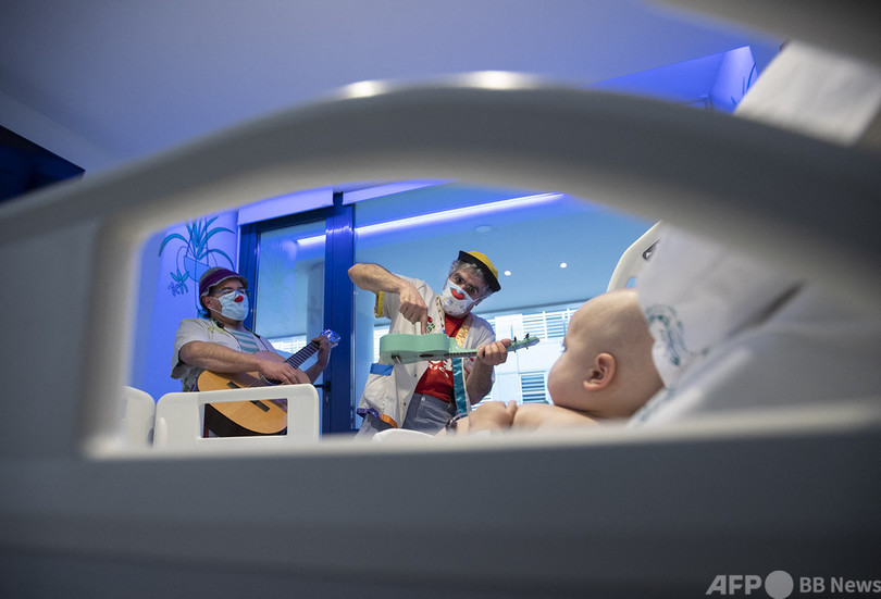 【今日の1枚】ホスピタル・クラウン、子どもたちの笑顔を糧に