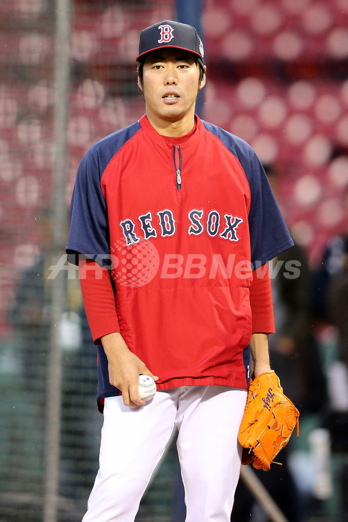 ワールドシリーズ開幕控え上原と田沢が調整