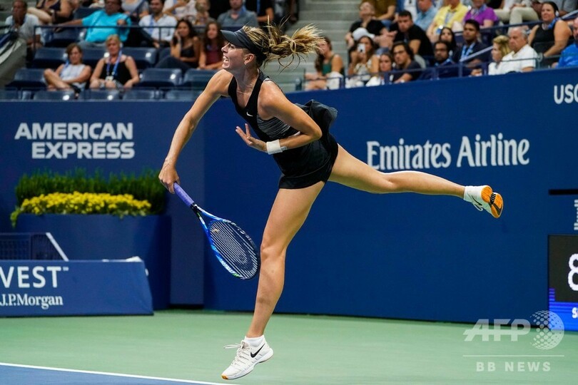 シャラポワが4回戦敗退、全米ナイトセッションの無敗記録途絶える