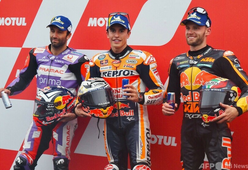 マルク・マルケス、日本GPのポール獲得 荒天ものともせず 