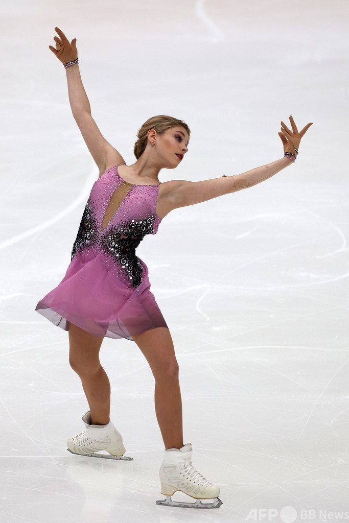 「女帝」トゥクタミシェワが優勝 フィギュアGPロシア杯