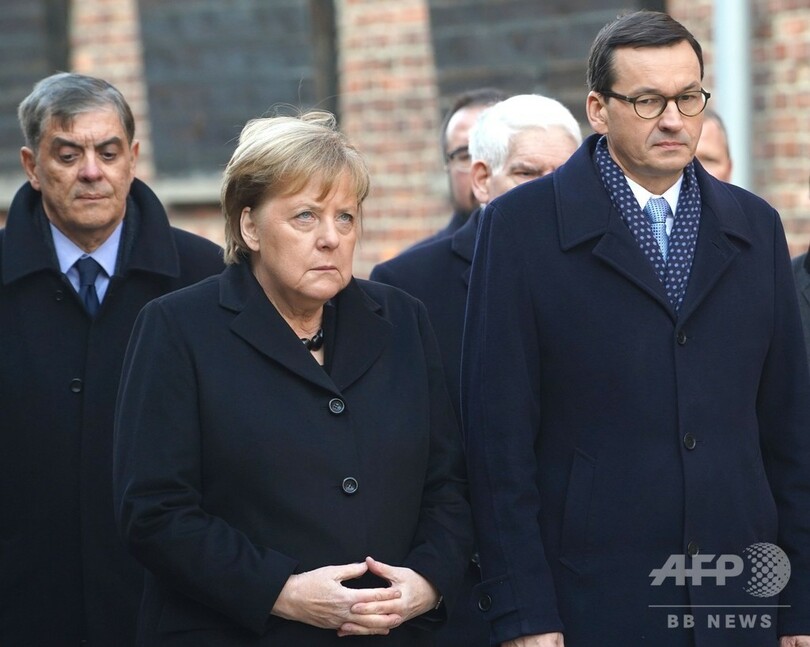 メルケル独首相、アウシュビッツ初訪問 「深き恥」表明