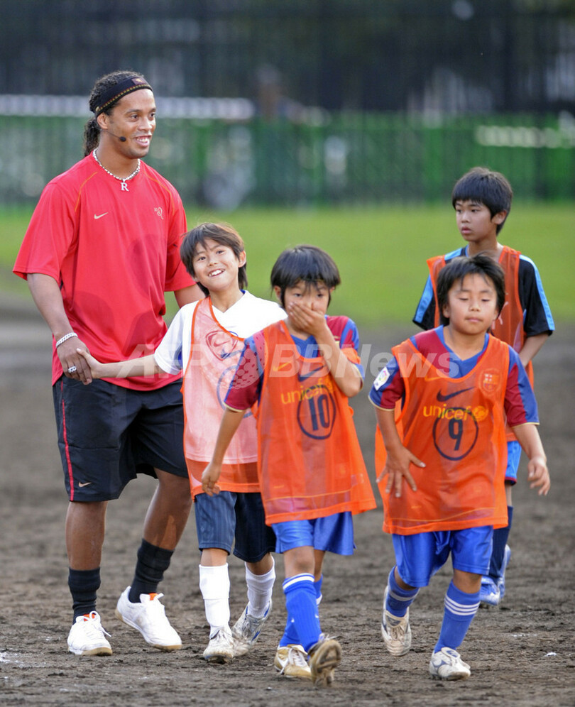 ロナウジーニョがナイキのイベントで来日