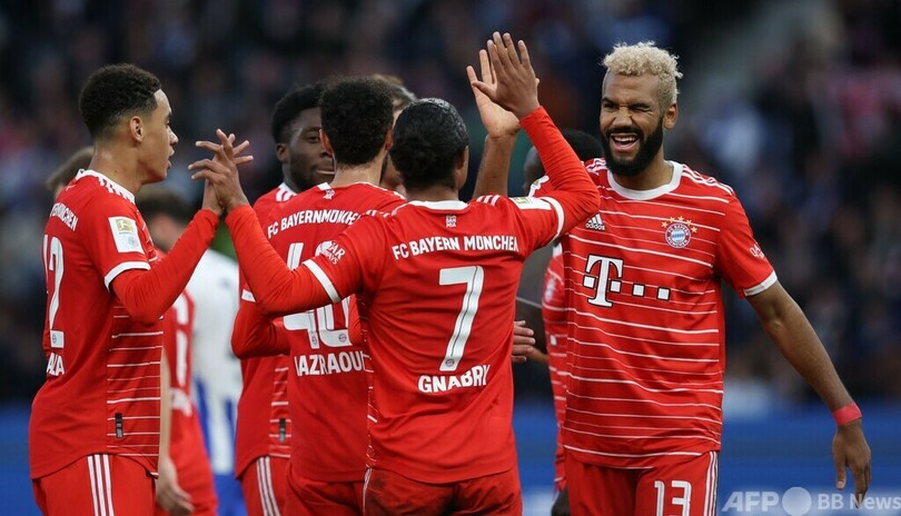 バイエルン辛勝、チュポモティングが電光石火の2得点