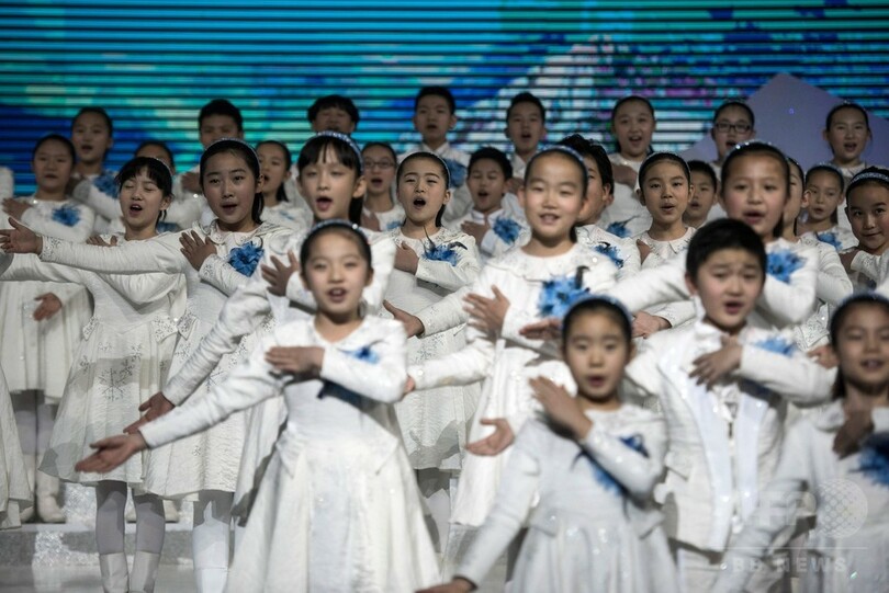 2022年冬季五輪パラのエンブレム、開催地の中国・北京でお披露目