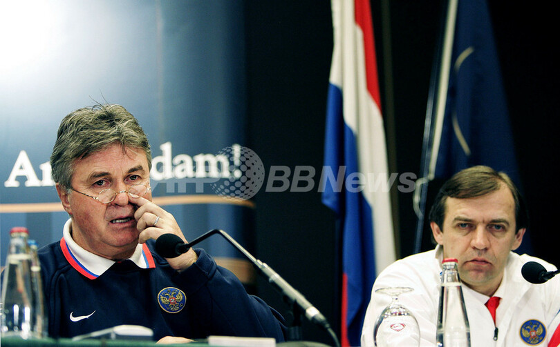 ＜サッカー 親善試合＞ヒディング監督 オランダ戦を控え記者会見に出席 - オランダ