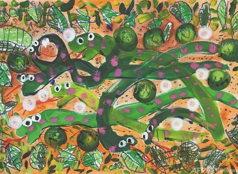 香港の4歳児、「野生生物の日」ユースアートコンテストで最優秀賞