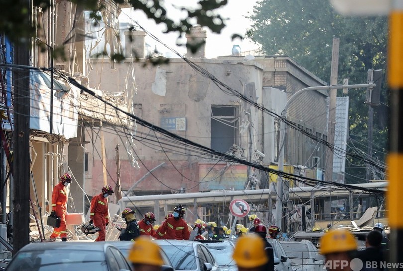 中国の飲食店でガス爆発 4人死亡、47人負傷