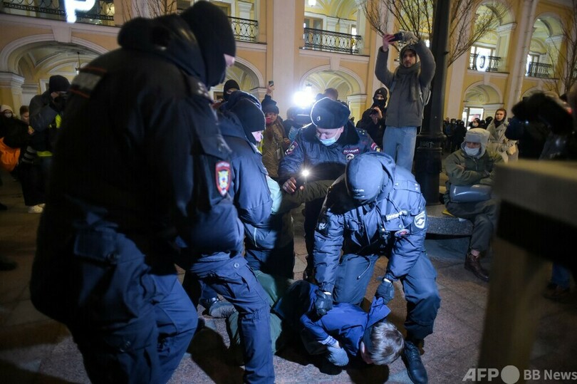 ナワリヌイ氏、ロシア人に反戦デモ呼び掛け