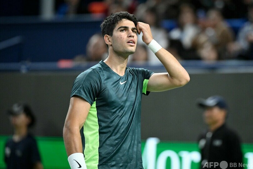 ディミトロフがアルカラス撃破 上海マスターズ8強入り