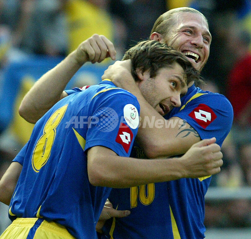 ＜サッカー 欧州選手権2008・予選＞ウクライナ アウェーでグルジアと引き分ける