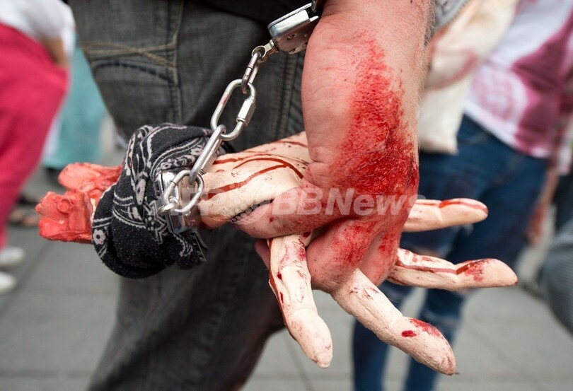 独フランクフルトの街にゾンビが出現！