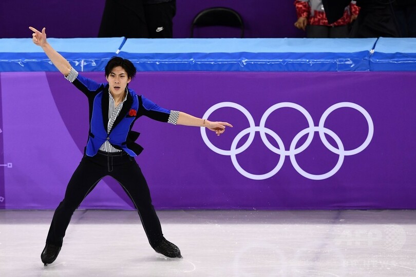 フィギュア団体戦・男子FSで5位の田中