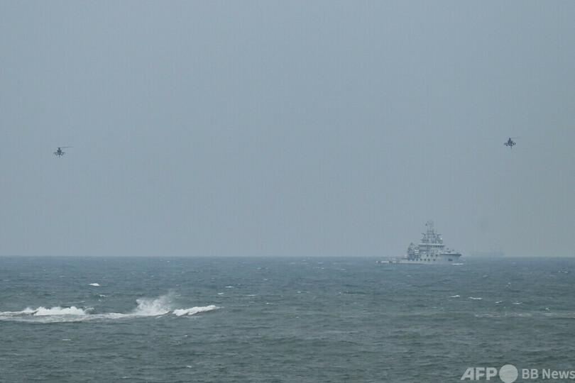 中国、台湾周辺で軍事演習 3日間