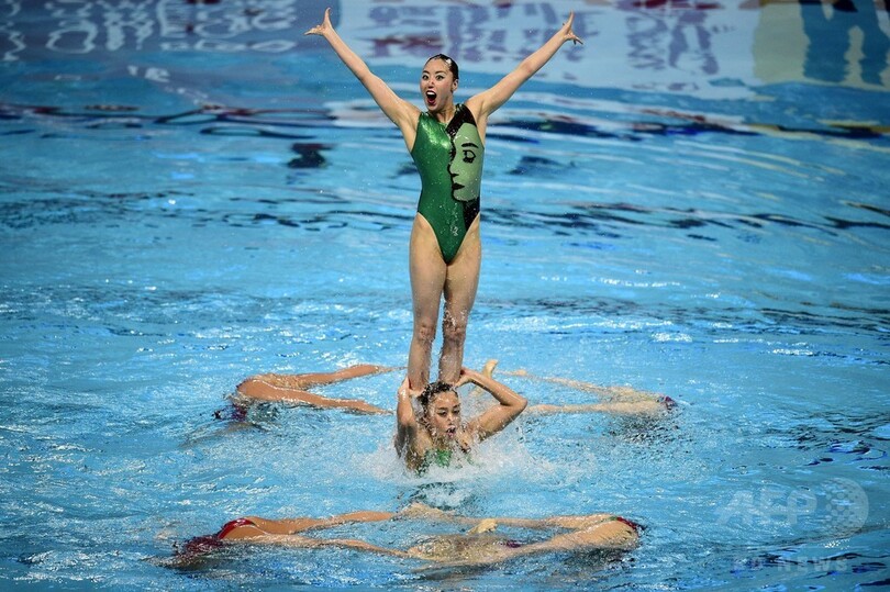 シンクロ日本、フリーコンビでも銅を獲得 第16回世界水泳