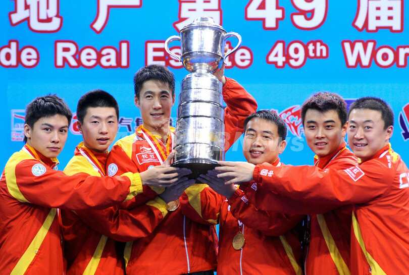 世界卓球選手権 中国男子 韓国降し大会4連覇