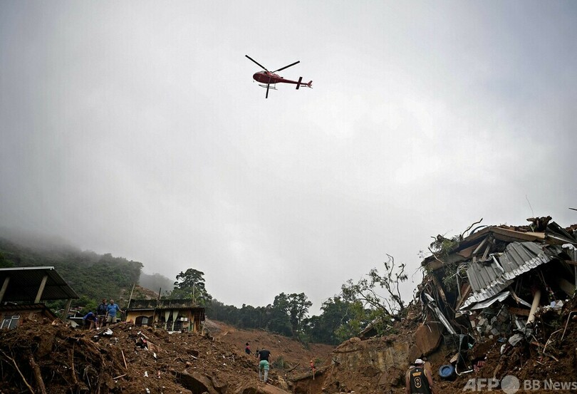 ブラジル南東部豪雨、死者94人に 不明35人