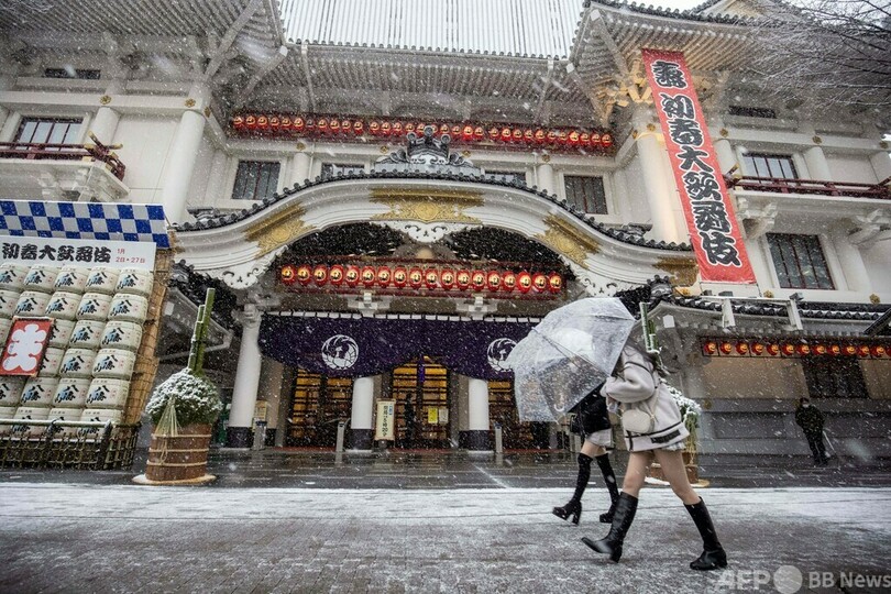 東京で4年ぶり大雪 100便超欠航