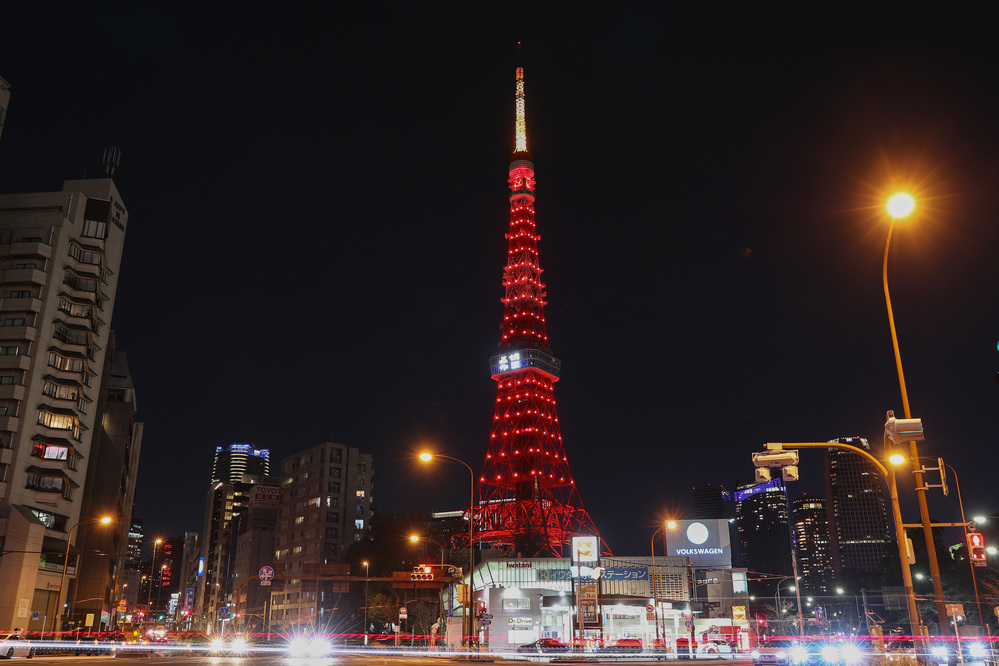 春節 東京タワー 赤 人気 照明