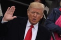 就任宣誓するドナルド・トランプ米大統領（2017年1月20日撮影、資料写真）。(c)Timothy A. CLARY / AFP
