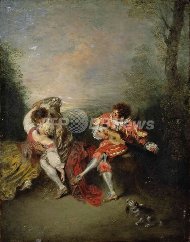 200年ぶりに発見されたヴァトーの油彩画、競売へ 写真1枚 国際ニュース