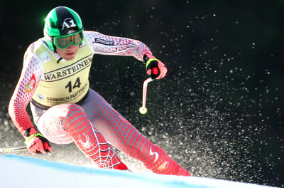 ＜06-07アルペンスキーW杯＞男子滑降・第8戦、シュトローブル 公式練習で3番手につける - ドイツ