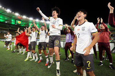 サッカーのU23中国代表がアジア杯決勝進出 24日に日本代表と対戦