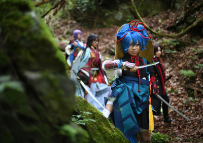 【写真特集】廃校や自然の中でコスプレ撮影、埼玉・横瀬町でイベント