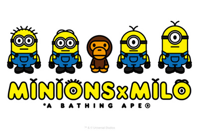 A BATHING APE × 映画「ミニオンズ」、コラボアイテム発売へ