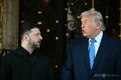 トランプ氏、ゼレンスキー氏と会談 戦闘終結「かなり近い」