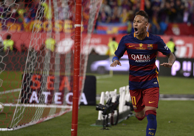 バルサがネイマールと新たに5年契約、違約金は最大285億円に