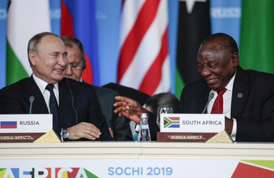 ロシアと南ア、関係強化で合意 ロシア大統領府