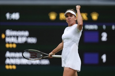 ハレプ「最高のテニス」で4強、準決勝はリバキナと ウィンブルドン