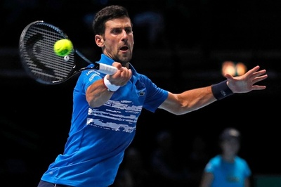 ジョコビッチ、フェデラー軍団の圧に準備万端 ウィンブルドンの再戦へ