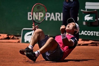 「素晴らしい気分」 西岡が熱戦制し自身初の全仏OP4回戦進出