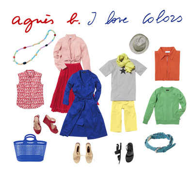 「アニエスベー」色に溢れたキャンペーン実施