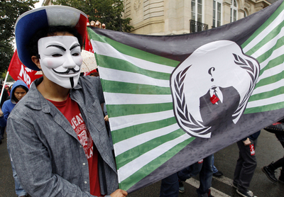 アノニマスが省庁などサイバー攻撃か、改正著作権法に反発表明後